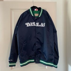 Mitchell & Ness Dallas Mavericks lightweight silk jacket